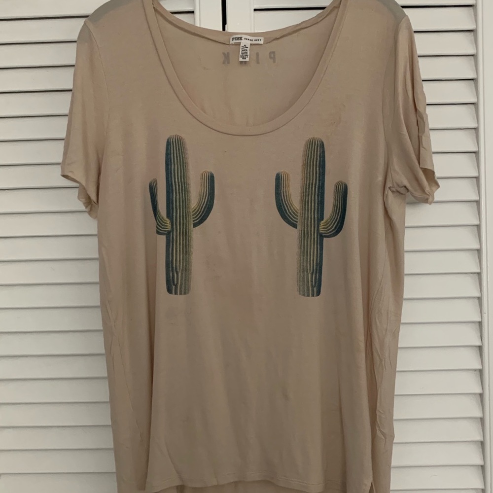 VS PINK Double Cactus Women’s Tee